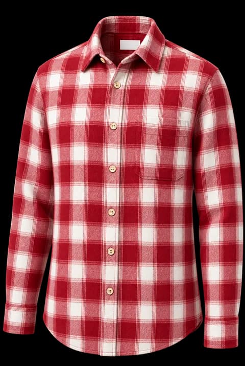 Red checked shirt